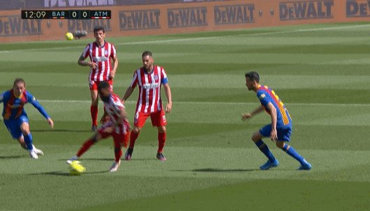 云开体育-【西甲】梅西连过五人却被扑 巴萨进球无效0-0马竞